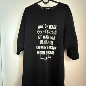 Li-Ning Way Of Wade Graphic Loose Fit T-shirt 'Black White